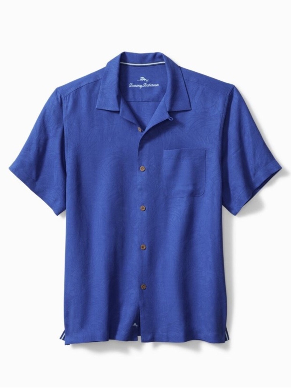 Tommy Bahama Tropic Isles Tonal Jacquard Short Sleeve Casual Shirt Men’s size XL